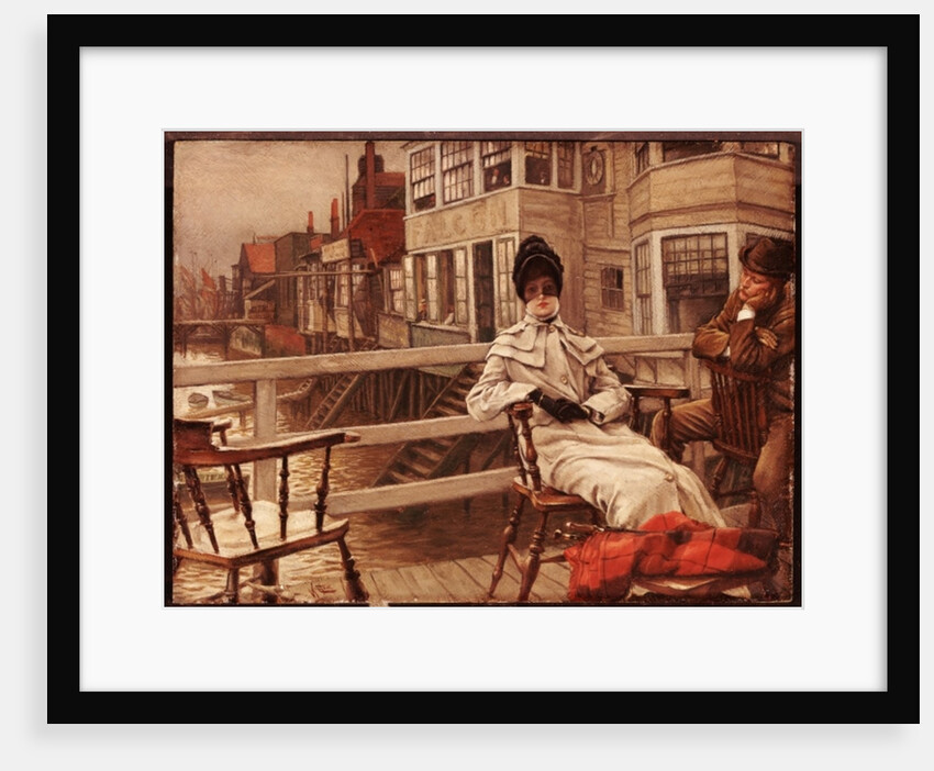 Waiting for the Boat at Greenwich by James Jacques Joseph Tissot