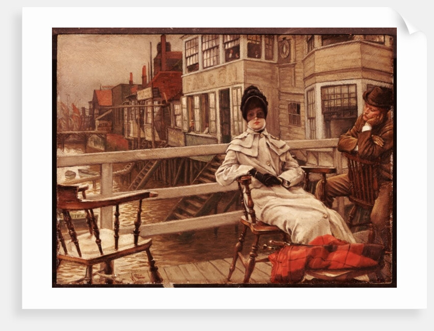 Waiting for the Boat at Greenwich by James Jacques Joseph Tissot