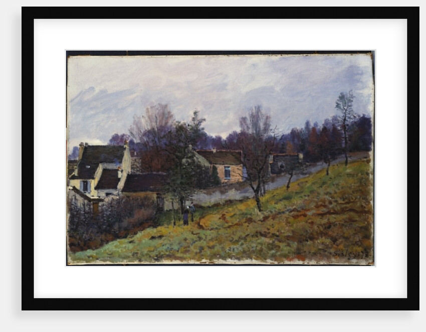 Autumn in Louveciennes, 1873 by Alfred Sisley