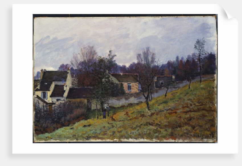 Autumn in Louveciennes, 1873 by Alfred Sisley