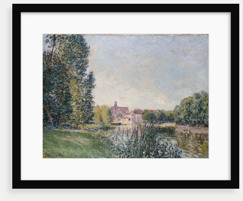 The Loing and the Church at Moret, 1886 by Alfred Sisley