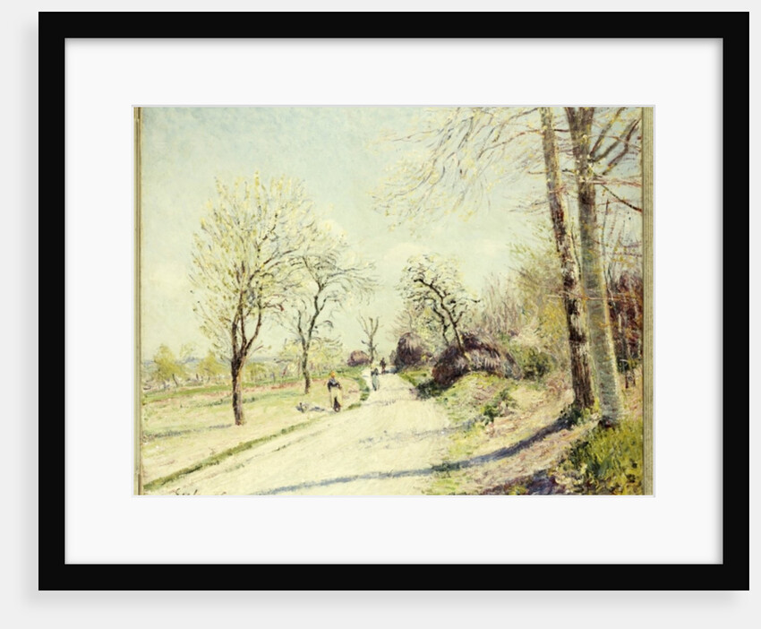 The Road from Veneux to Moret on a Spring Day, 1886 by Alfred Sisley