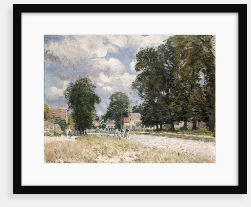 The Road to Marly-le-Roi by Alfred Sisley