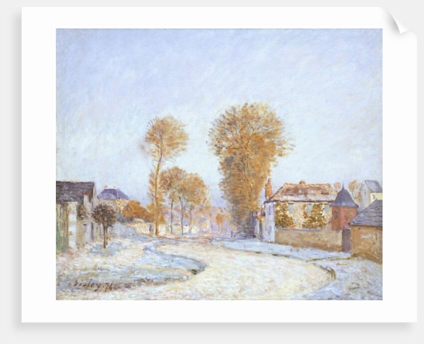 First Frost, 1876 by Alfred Sisley