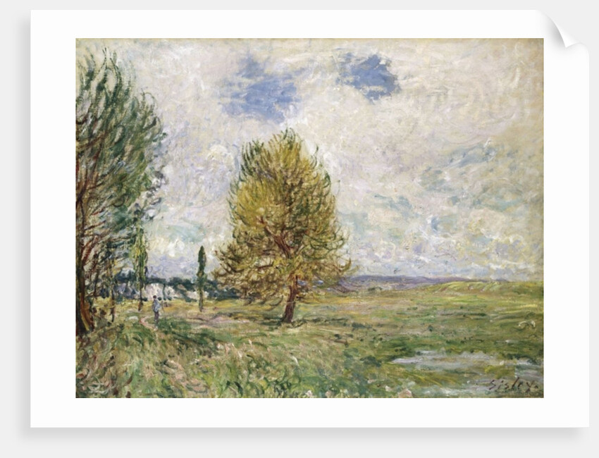 La Plaine de Veneux-Nadon, 1881 by Alfred Sisley