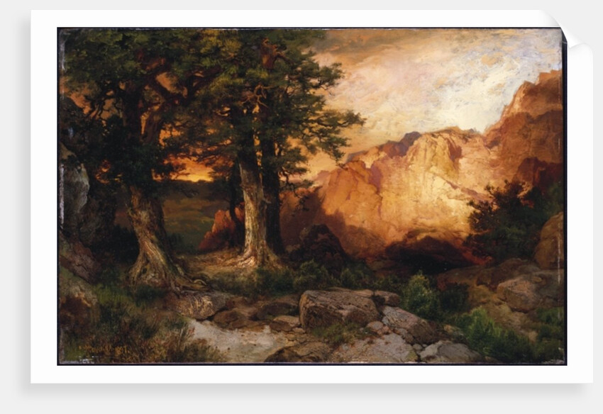 Western Sunset, 1897 by Thomas Moran