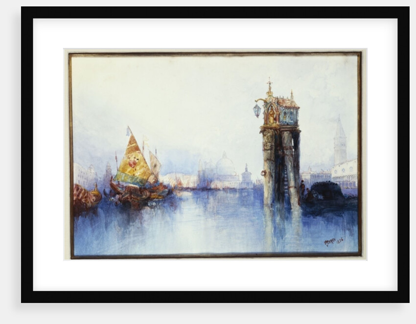 On the Canal, 1896 by Thomas Moran