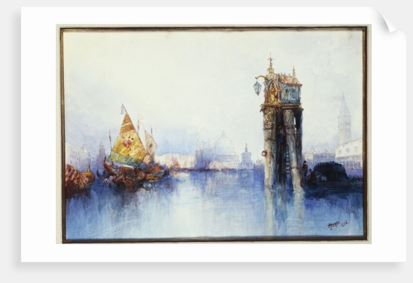 On the Canal, 1896 by Thomas Moran