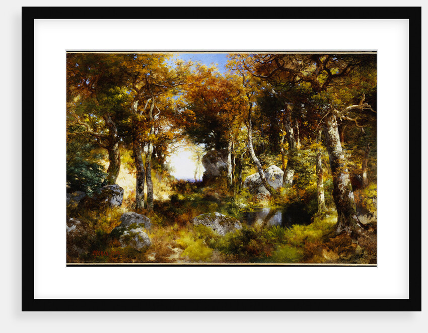 The Woodland Pool, 1909 by Thomas Moran