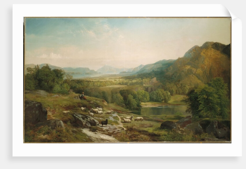 Minding the Flock, c.1867 by Thomas Moran