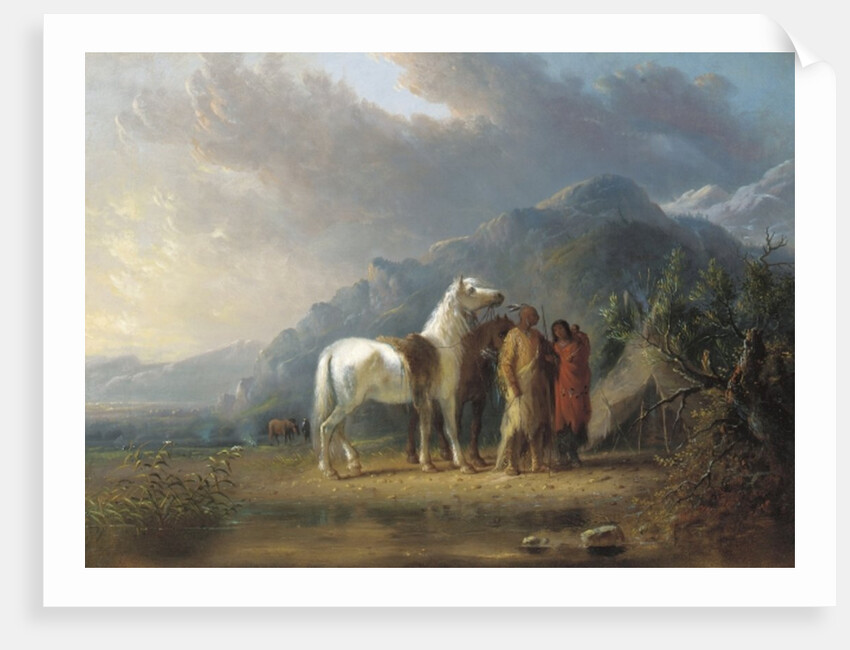 Sioux Camp by Alfred Jacob Miller