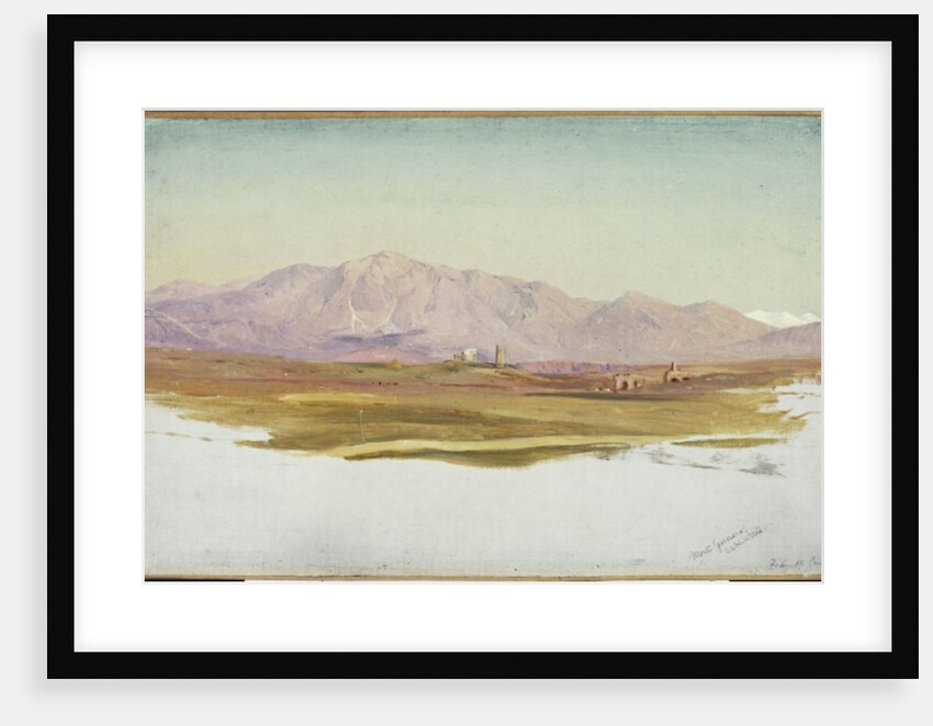 Monte Guinaro, Sabine Mountains, 1869 by Frederic Edwin Church