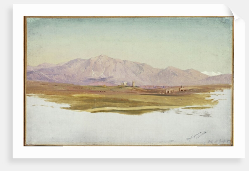 Monte Guinaro, Sabine Mountains, 1869 by Frederic Edwin Church