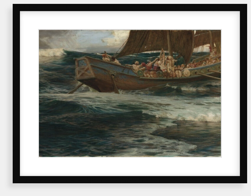 Wrath of the Sea God by Herbert James Draper