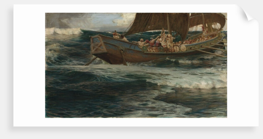 Wrath of the Sea God by Herbert James Draper