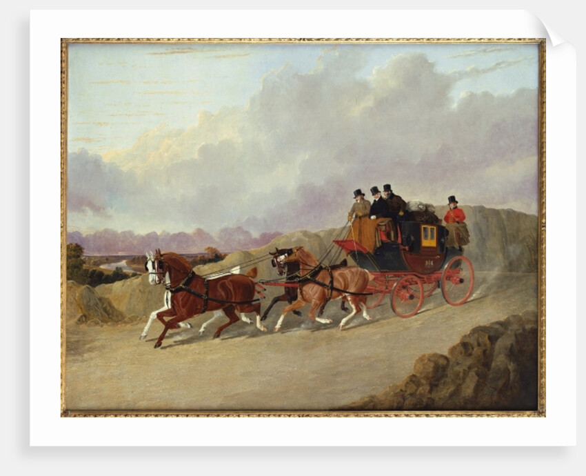 The Edinburgh to London Royal Mail Coach by John Frederick Herring Snr