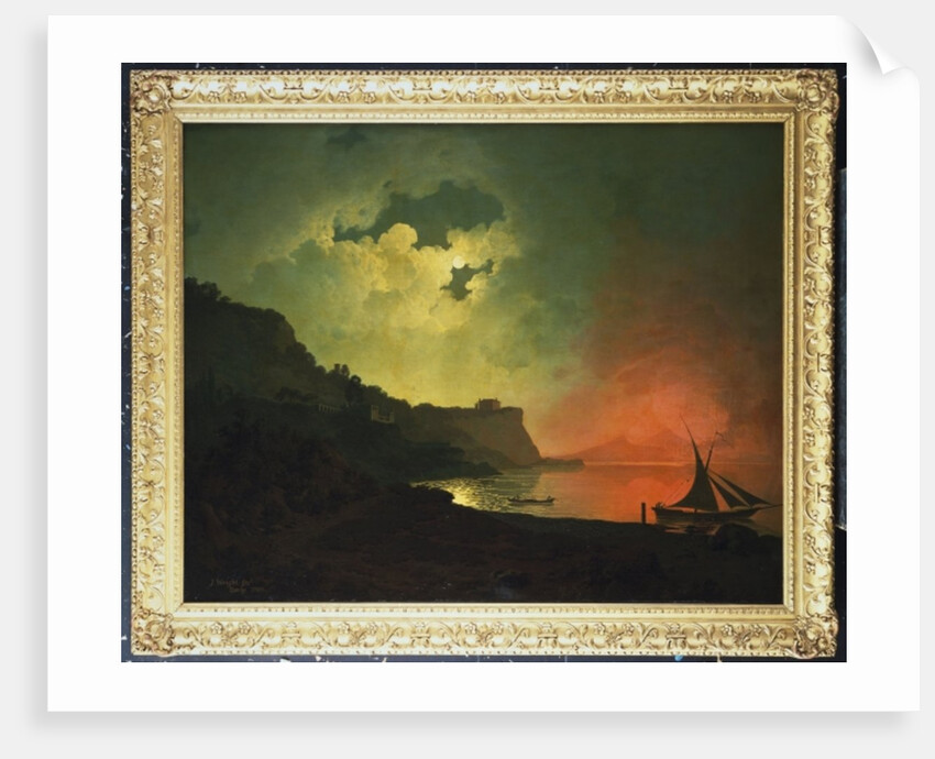 Vesuvius from Posilipo by Joseph Wright of Derby