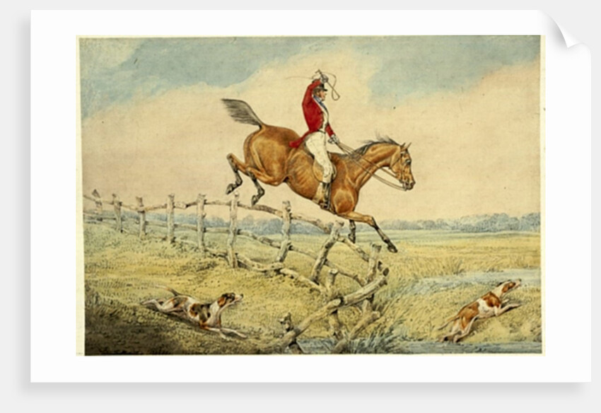 Taking a Fence by Henry Thomas Alken