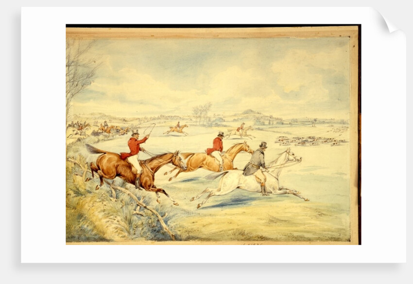 Hunting Scenes: Full Cry by Henry Thomas Alken