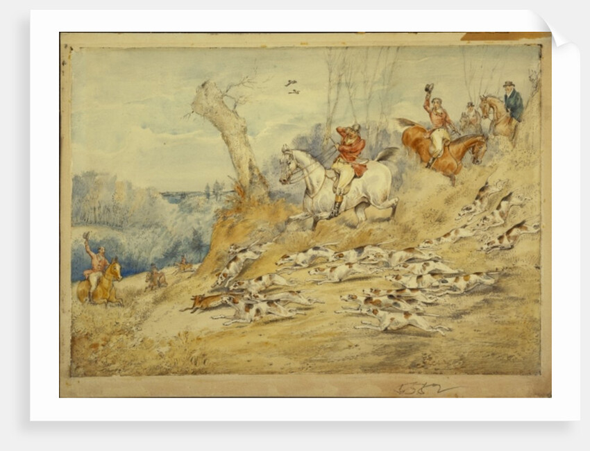 Hunting Scenes: The Kill by Henry Thomas Alken
