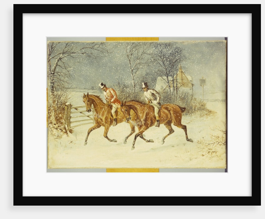 Going Out in a Snowstorm by Henry Thomas Alken