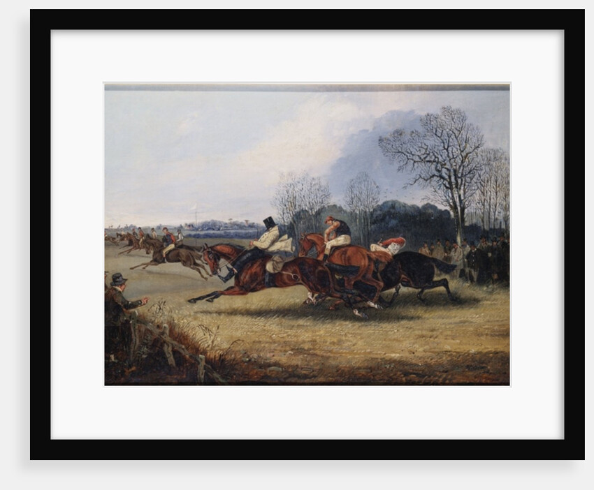 An Incident in the Wakefield Steeplechase by Henry Thomas Alken