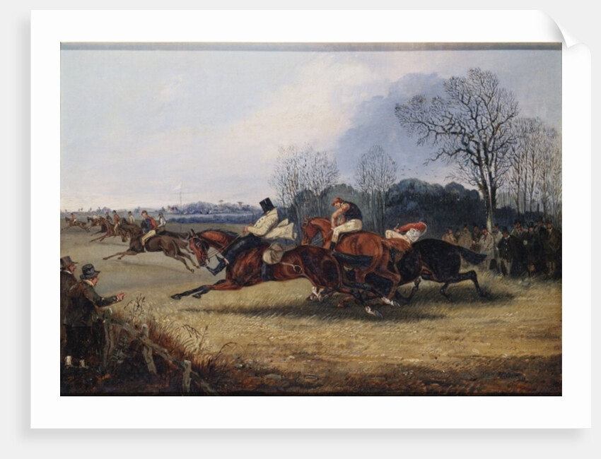 An Incident in the Wakefield Steeplechase by Henry Thomas Alken