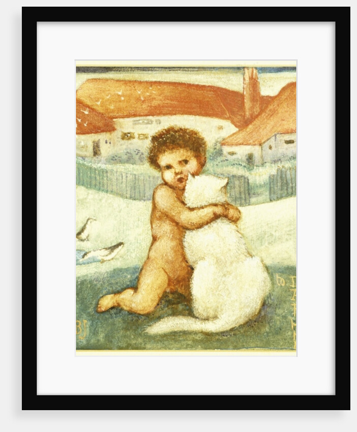 A Loving Hug by Edward Coley Burne-Jones