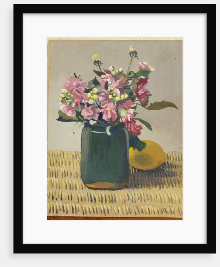 A Bouquet of Flowers and a Lemon, 1924 by Felix Edouard Vallotton