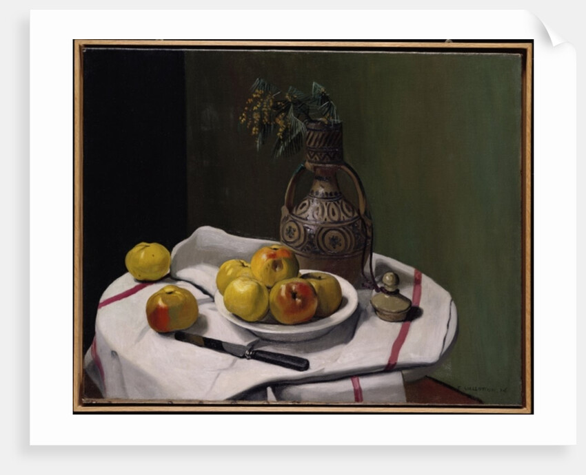 Apples and a Moroccan Vase, 1914 by Felix Edouard Vallotton