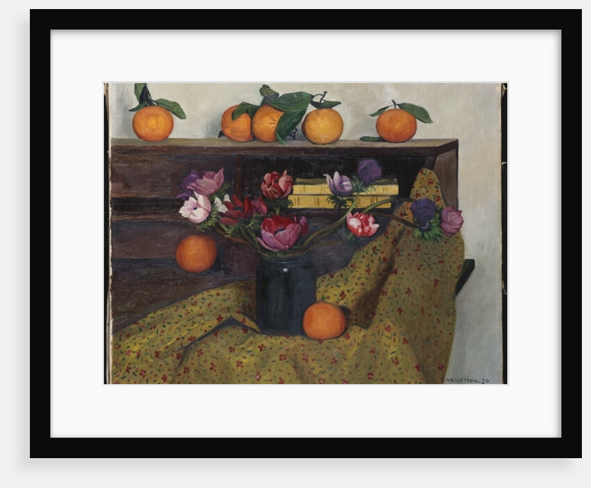 Anemones and Oranges, 1924 by Felix Edouard Vallotton