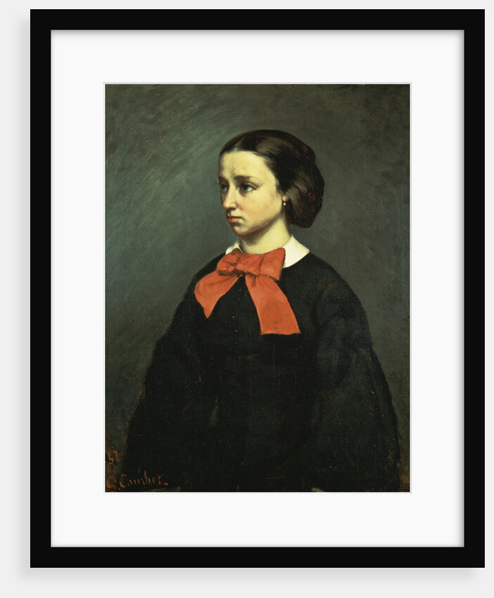 Portrait of Mlle. Jacquet, 1857 by Gustave Courbet