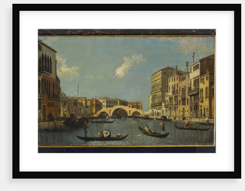 The Cannaregio, Venice by (1697-1768) Canaletto