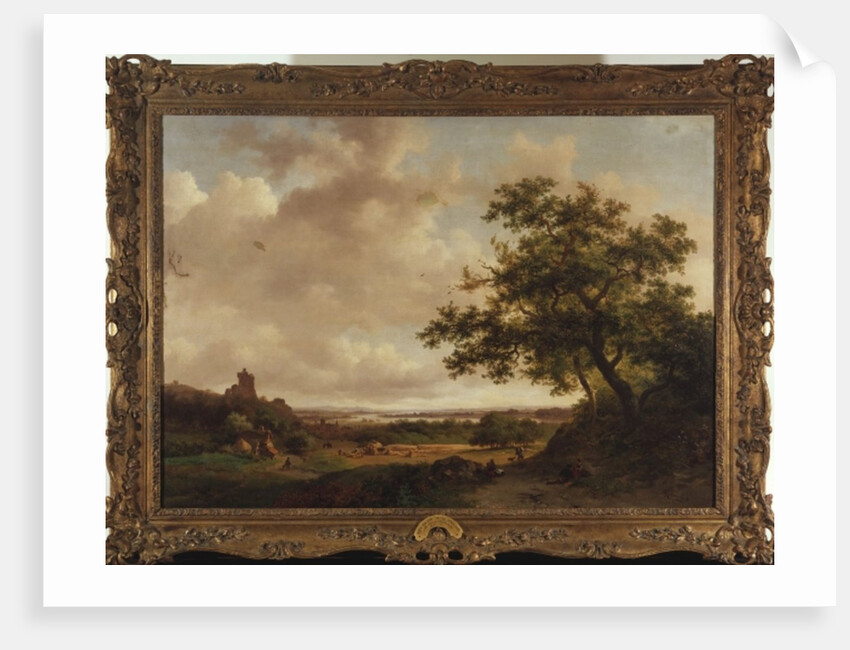 View on the Meuse, Holland, 1859 by Frederick Marianus Kruseman