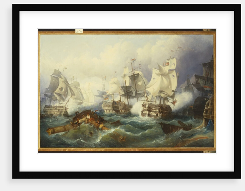 The Battle of Trafalgar by Philip James de Loutherbourg