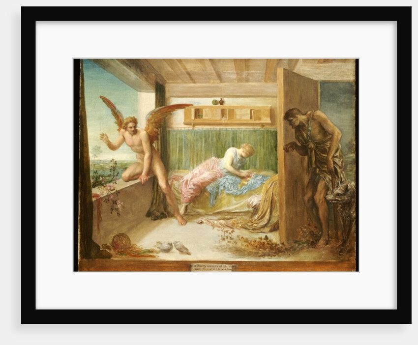 When Poverty comes in at the Door, Love flies out at the Window, 1879 by George Frederic Watts