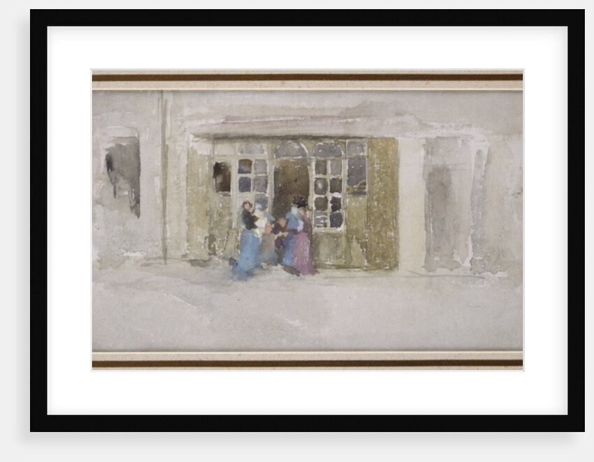 Women and Children at a Shop Door, c.1888 by James Abbott McNeill Whistler