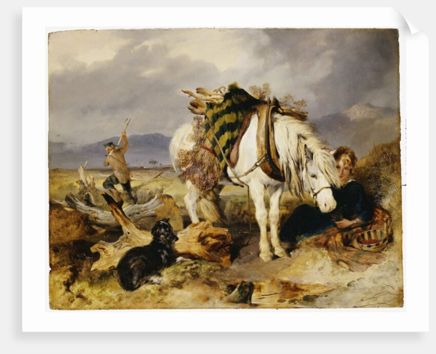 The Wood Cutter by Edwin Landseer