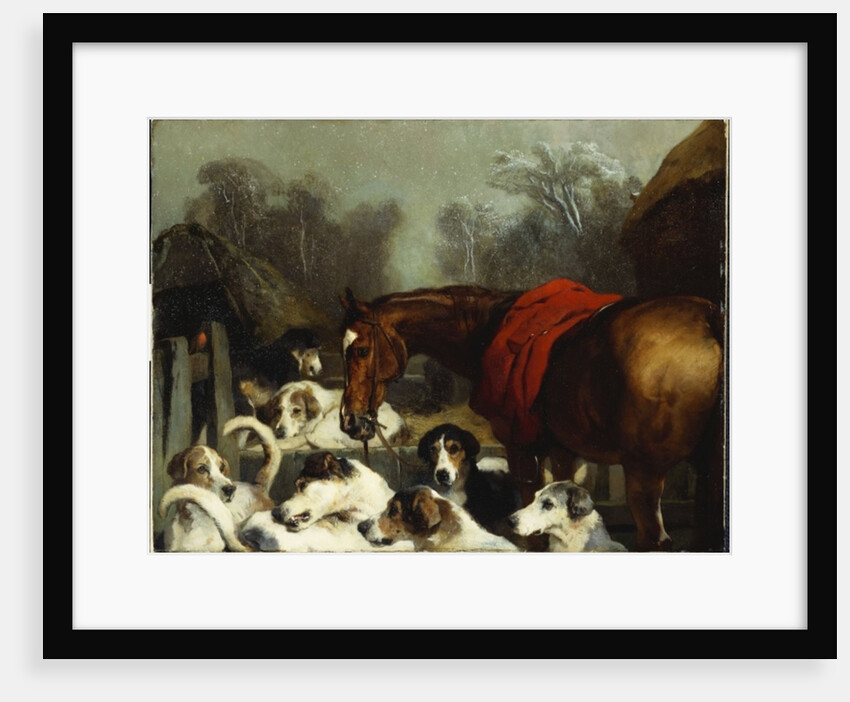 No Hunting Till the Weather Breaks by Edwin Landseer