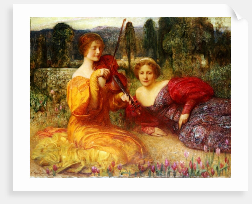 Musicienne du Silence, 1900 by Arthur Hacker