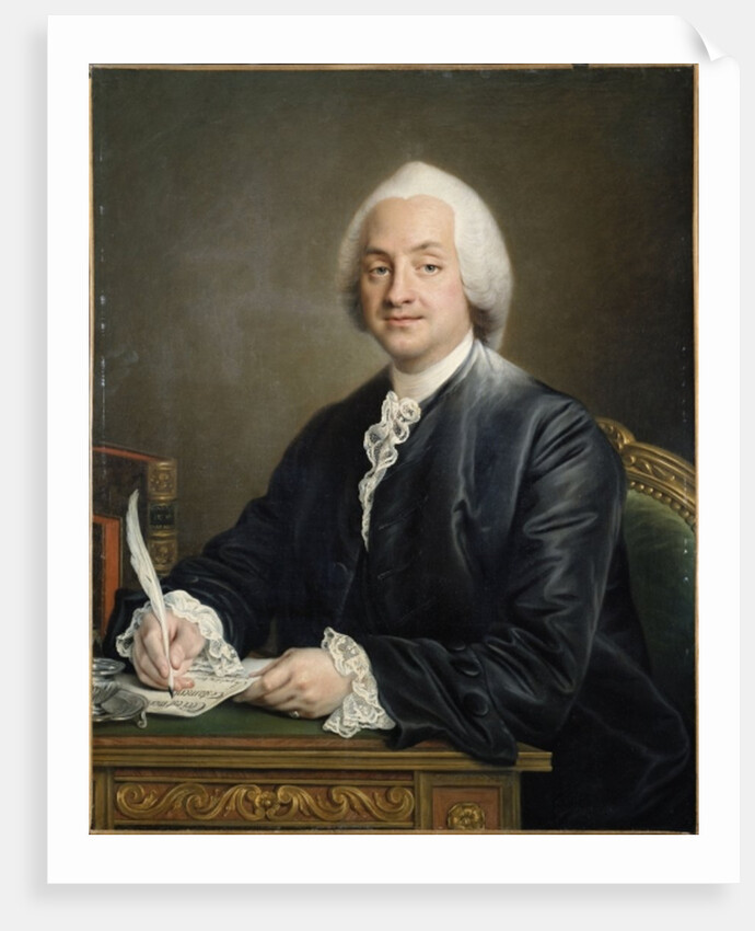 Portrait of Denis Paul Le Pot de la Fontaine. 1772 by Francois-Hubert Drouais