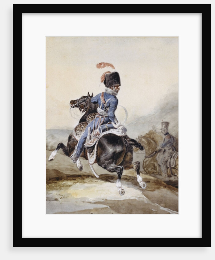 Artillery Officer Galloping to the Left by Theodore Gericault