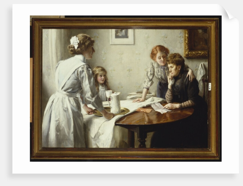 The Letter, 1912 by Thomas Benjamin Kennington