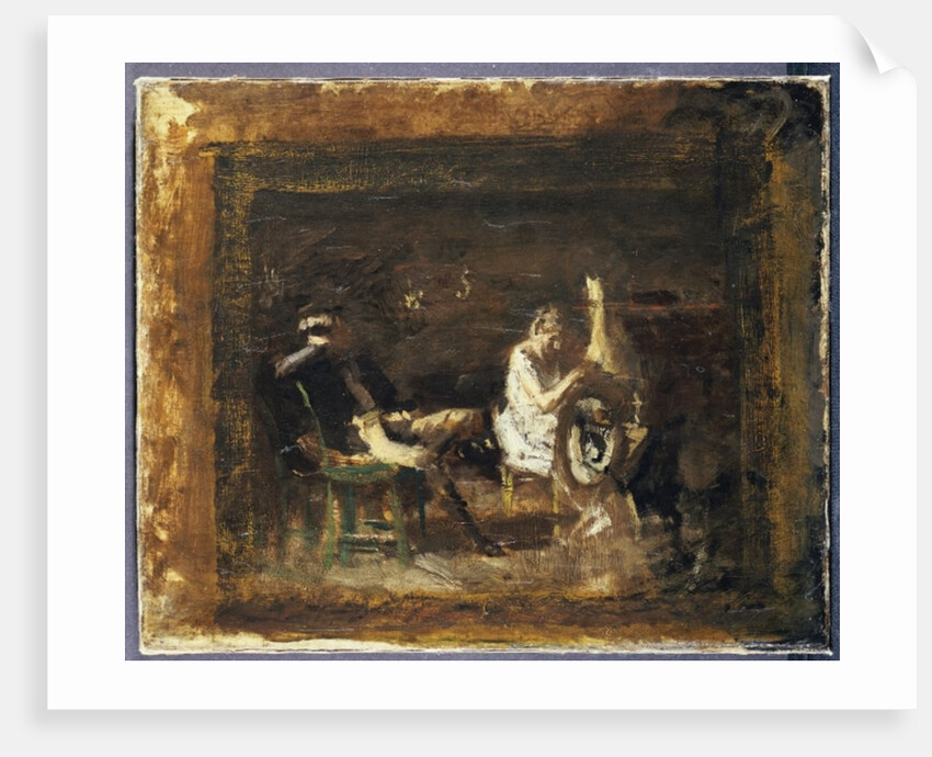 Study for 'Courtship' by Thomas Cowperthwait Eakins
