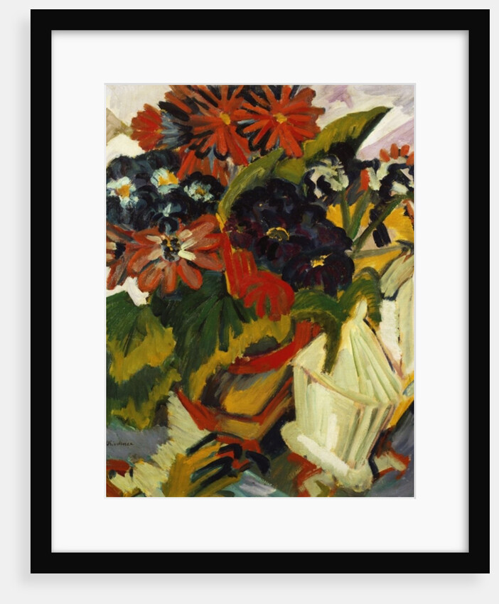 Flowerpot and Sugar Bowl, 1918-19 by Ernst Ludwig Kirchner