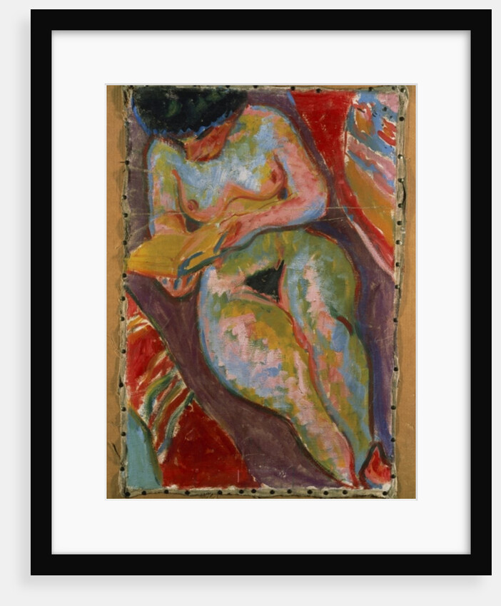 Female Nude 1909 by Ernst Ludwig Kirchner