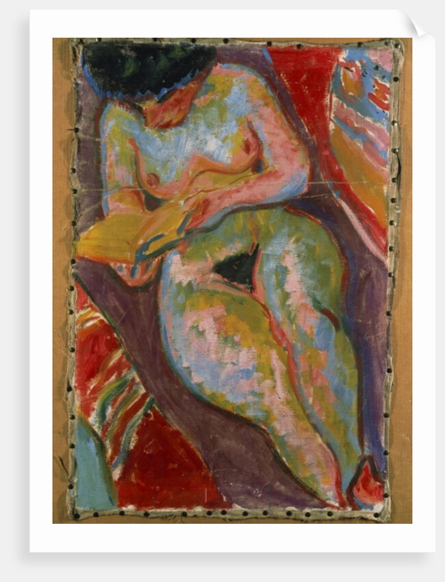 Female Nude 1909 by Ernst Ludwig Kirchner