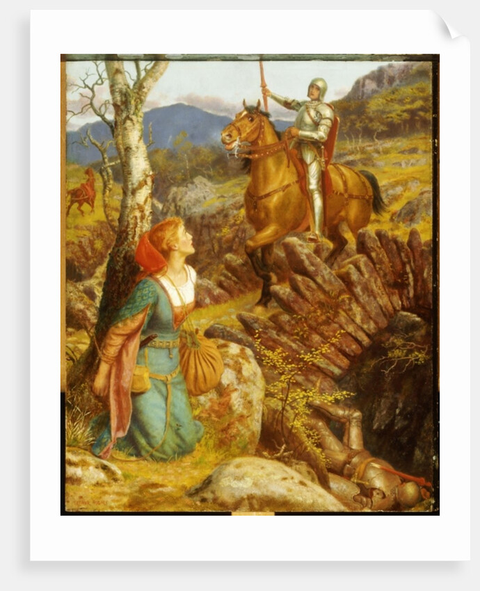 The Overthrowing of the Rusty Night by Arthur Hughes