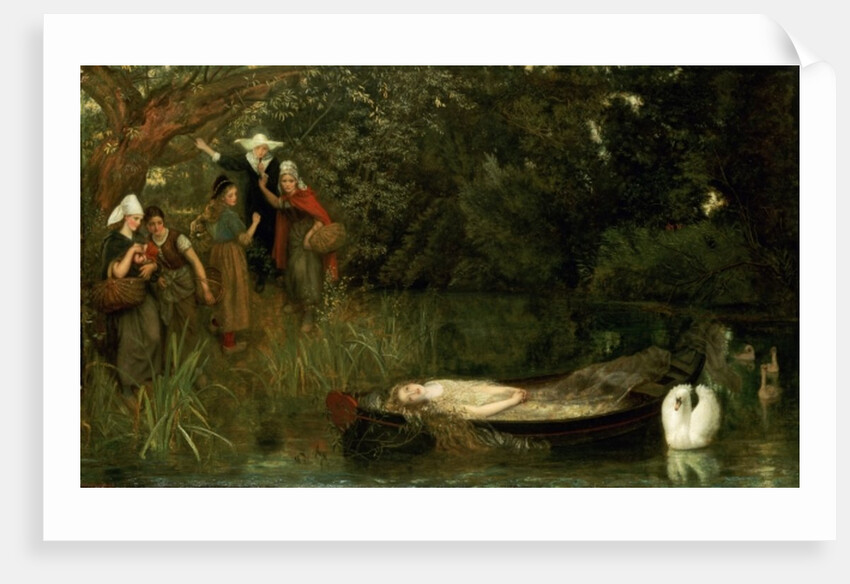 The Lady of Shalott, 1873 by Arthur Hughes