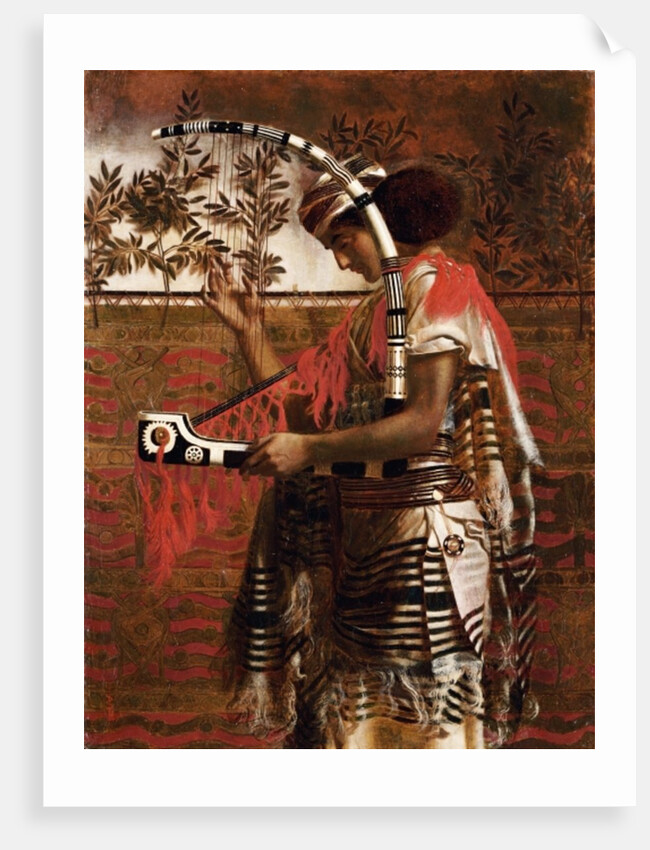 A Young Musician Employed in the Temple Service during the Feast of the Tabernacles, later called Hosanna, 1862 by Simeon Solomon